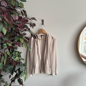 Obakki Elegant Cream Blazer